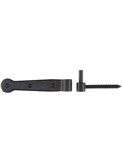 Alternate View of Pair of 6 inch Mini Strap Hinges - Lag Mount.