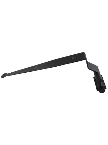 Alternate View of Pair of 12 inch Suffolk-Style Shutter Strap Hinges - 1 1/2 inch Offset.