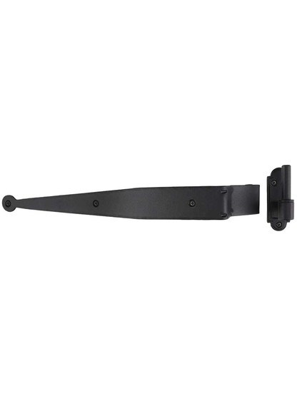 Alternate View 2 of Pair of 12 inch Suffolk-Style Shutter Strap Hinges - 1 1/2 inch Offset.