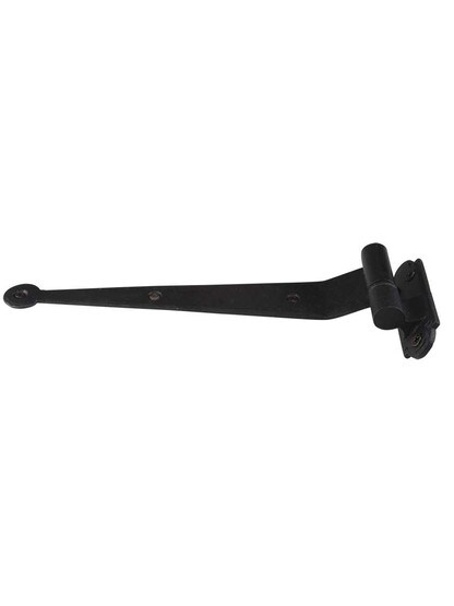 Alternate View of Pair of 9 1/4 inch Suffolk-Style Shutter Strap Hinges - 1 inch Offset.