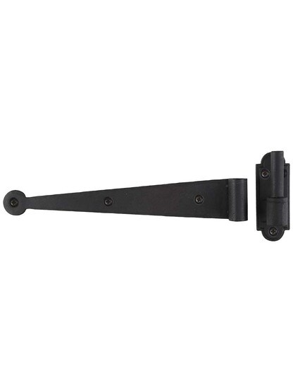 Alternate View 2 of Pair of 9 1/4 inch Suffolk-Style Shutter Strap Hinges - No Offset.