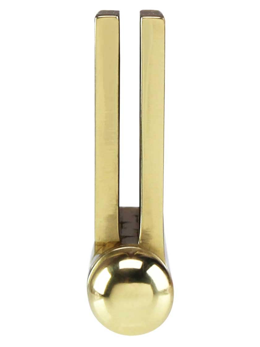 Alternate View 5 of 2 1/2 inch Solid Brass Butt Hinge With Ball Finials
