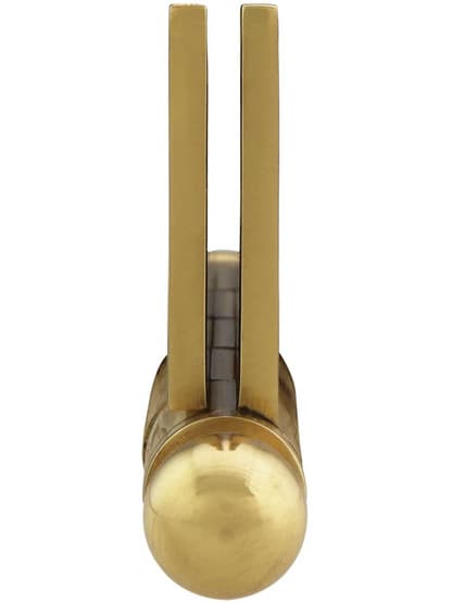 Alternate View 5 of 3-Inch Solid Brass Door Hinge With Ball Finials.