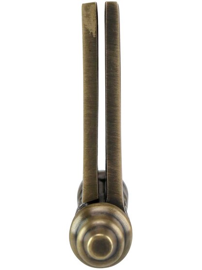 Alternate View 5 of 4 inch Decorative Vine Pattern Hinge In Antique-By-Hand Finish.