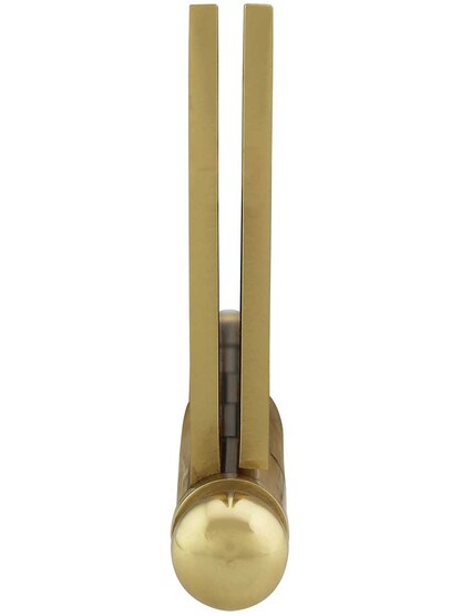 Alternate View 5 of 4 1/2 inch Solid Brass Door Hinge With Ball Finials