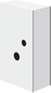 Rim Lock drilled door