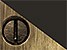 Dark Walnut/Antique Brass
