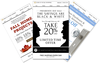 Sign Up to Receive Emails with Exclusive Promotional Offers and be the first to hear when New ...