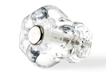 Aluminum Post Hot Knobs HK7005-KA Black & White Squares Glass Cabinet Knob 