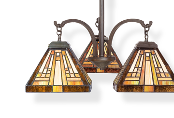 Craftsman & Arts and Crafts Chandeliers