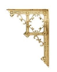 brass shelf brackets