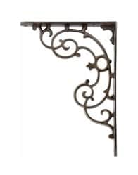 iron shelf brackets