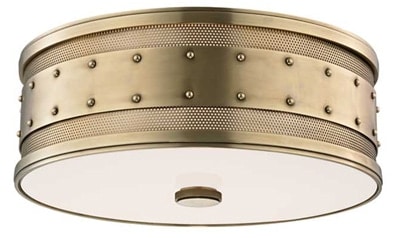 Flush mount lighting for the bath