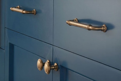 Metal cabinet knobs