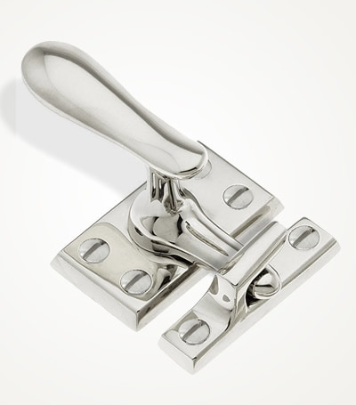 Horizontal handle casement latches