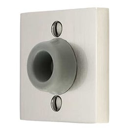 Square modern wall mount door bumper.