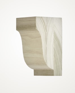 Poplar hardwood corbel