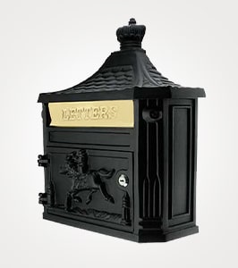 Paul Revere locking wall-mount mailbox