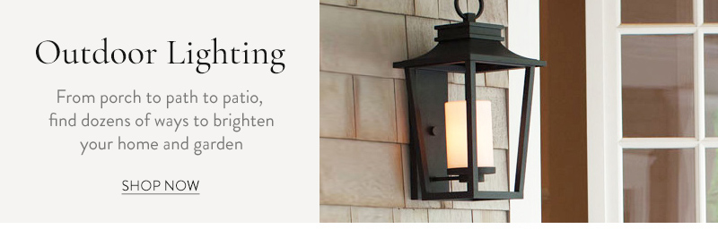 Lighting for outdoor living - extend your family time by creating bright and inviting outdoor spaces to enjoy this fall