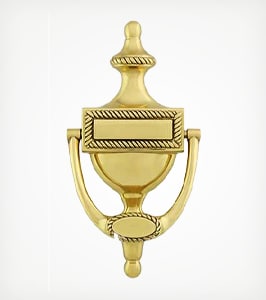 brass door knocker