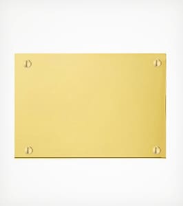 brass kickplate