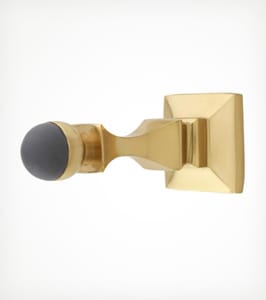 traditional brass door stop