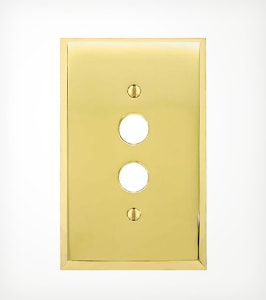 Forged Brass Switch Plate