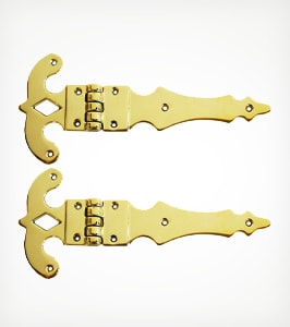 Brass Strap Cabinet Hinges