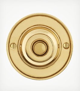 Round Brass Door Bell