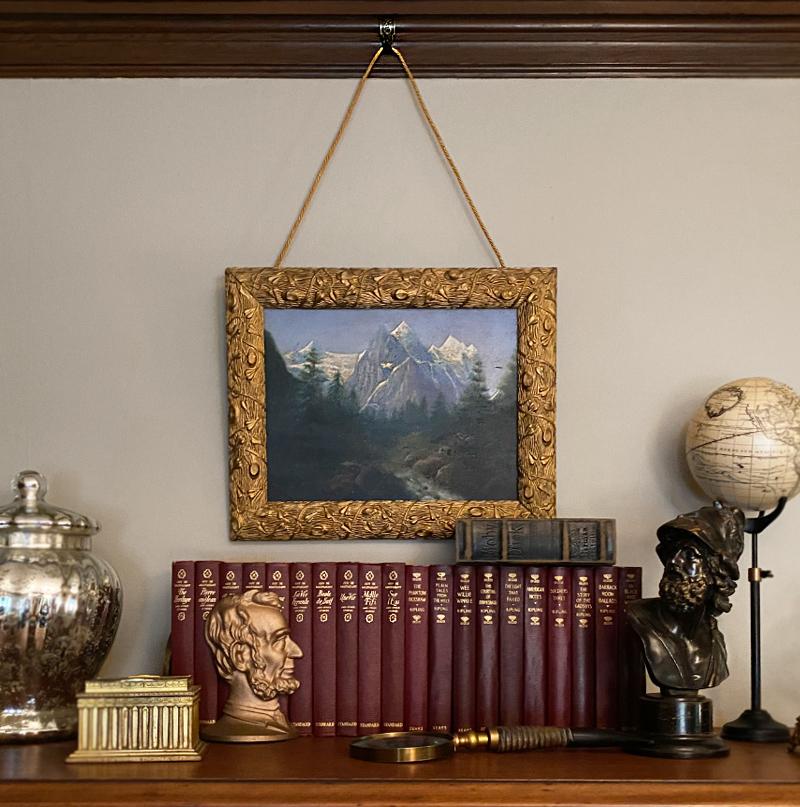 Display Your Art in Period Style with Antique Picture Hooks and Cord