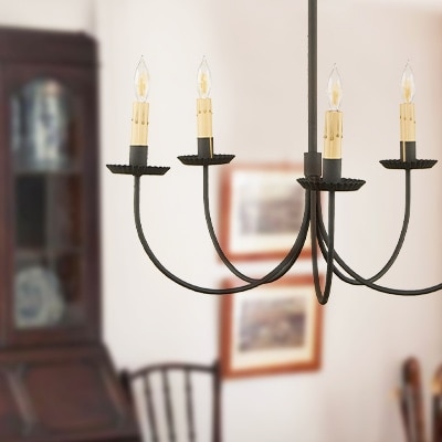 Primitive Colonial Chandelier
