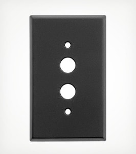 Black Enamel Switch Plates