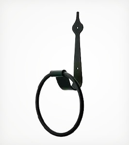 Iron towel ring