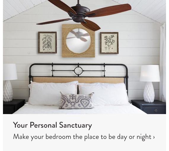 Your personal sancuary - make your bedroom the place to be at any time of day