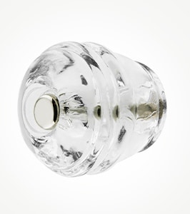 Beehive glass cabinet knob