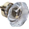 1 1/4'' Octagonal Glass Knob